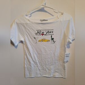 NWT Golden New York Graphic Tee